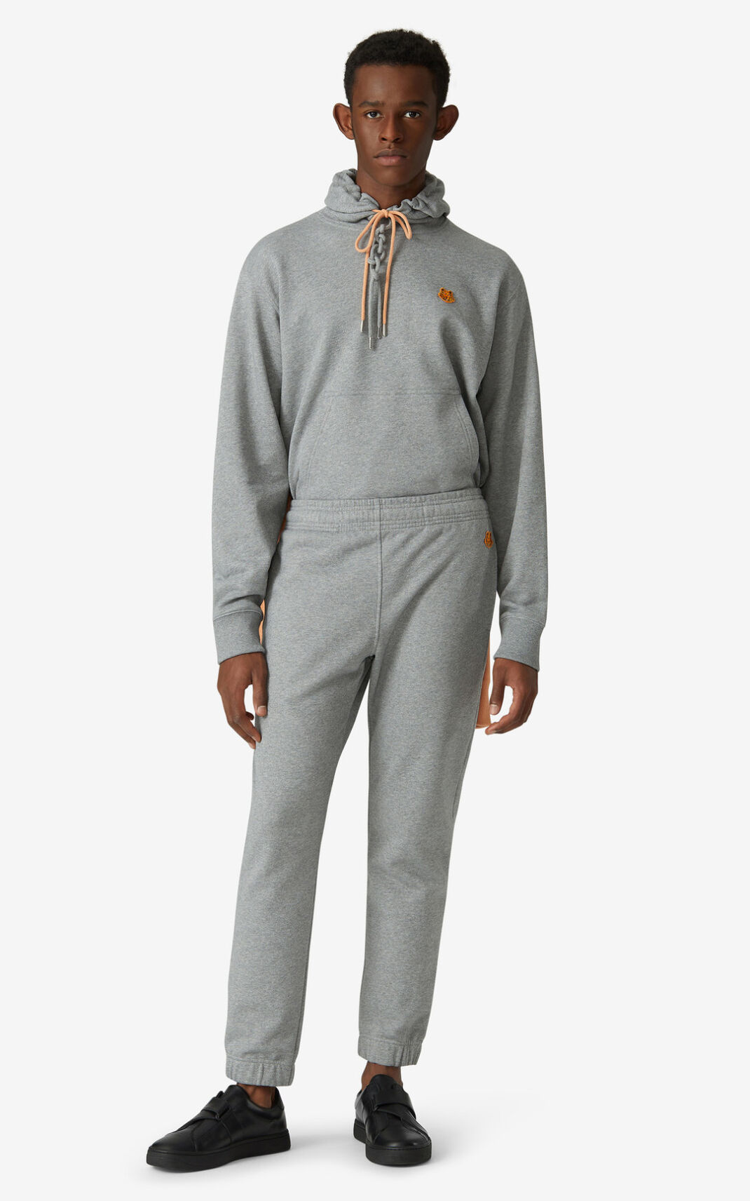 Kenzo Tiger Crest Jogger Hombre Gris | 0412389-TH